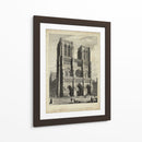 West Front-Notre Dame - A. Pugin | Cuadro decorativo de Canvas Lab