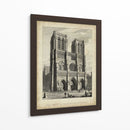 West Front-Notre Dame - A. Pugin | Cuadro decorativo de Canvas Lab
