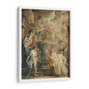 El matrimonio místico de Santa Catalina (delante de un panel pintado de doble cara) - Peter Paul Rubens | Cuadro decorativo de Canvas Lab