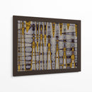 Ocre Y Ciruela I - Ricki Mountain | Cuadro decorativo de Canvas Lab