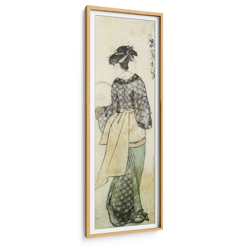 Vista Posterior De Ohisa - Utamaro | Cuadro decorativo de Canvas Lab