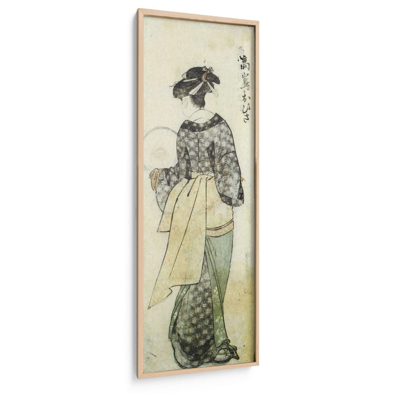 Vista Posterior De Ohisa - Utamaro | Cuadro decorativo de Canvas Lab