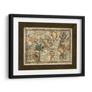 Mapa Del Mundo Con Globo. | Cuadro decorativo de Canvas Lab