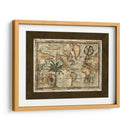 Mapa Del Mundo Con Globo. | Cuadro decorativo de Canvas Lab