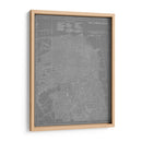 Mapa De La Ciudad De San Francisco - Vision Studio | Cuadro decorativo de Canvas Lab