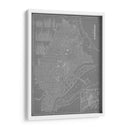 Mapa De La Ciudad De Washington, D.C. - Vision Studio | Cuadro decorativo de Canvas Lab