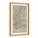 Mapa Teñido De Nueva York - Vision Studio | Cuadro decorativo de Canvas Lab
