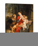 La virgen y el niño con los santos Isabel y Juan Bautista - Peter Paul Rubens | Cuadro decorativo de Canvas Lab