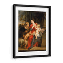 La virgen y el niño con los santos Isabel y Juan Bautista - Peter Paul Rubens | Cuadro decorativo de Canvas Lab