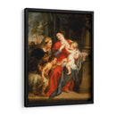 La virgen y el niño con los santos Isabel y Juan Bautista - Peter Paul Rubens | Cuadro decorativo de Canvas Lab