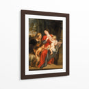 La virgen y el niño con los santos Isabel y Juan Bautista - Peter Paul Rubens | Cuadro decorativo de Canvas Lab