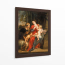 La virgen y el niño con los santos Isabel y Juan Bautista - Peter Paul Rubens | Cuadro decorativo de Canvas Lab