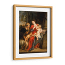 La virgen y el niño con los santos Isabel y Juan Bautista - Peter Paul Rubens | Cuadro decorativo de Canvas Lab