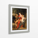 La virgen y el niño con los santos Isabel y Juan Bautista - Peter Paul Rubens | Cuadro decorativo de Canvas Lab