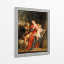 La virgen y el niño con los santos Isabel y Juan Bautista - Peter Paul Rubens | Cuadro decorativo de Canvas Lab