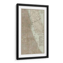 Mapa Teñido De Chicago - Vision Studio | Cuadro decorativo de Canvas Lab