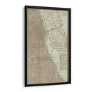 Mapa Teñido De Chicago - Vision Studio | Cuadro decorativo de Canvas Lab