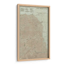 Mapa Teñido De San Francisco - Vision Studio | Cuadro decorativo de Canvas Lab