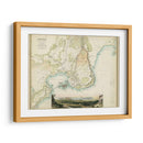 Mapa De Syracuse - R.B. Davies | Cuadro decorativo de Canvas Lab