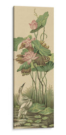 Grúa Y Panel De Loto I - Racinet | Cuadro decorativo de Canvas Lab