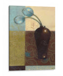 Jarrón De Ébano Con Tulipanes Azules I - Norman Wyatt Jr. | Cuadro decorativo de Canvas Lab