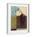 Jarrón De Ébano Con Tulipanes Azules I - Norman Wyatt Jr. | Cuadro decorativo de Canvas Lab