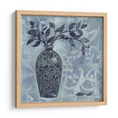 Jarrón Adornado Con Hojas De Índigo Ii - Norman Wyatt Jr. | Cuadro decorativo de Canvas Lab
