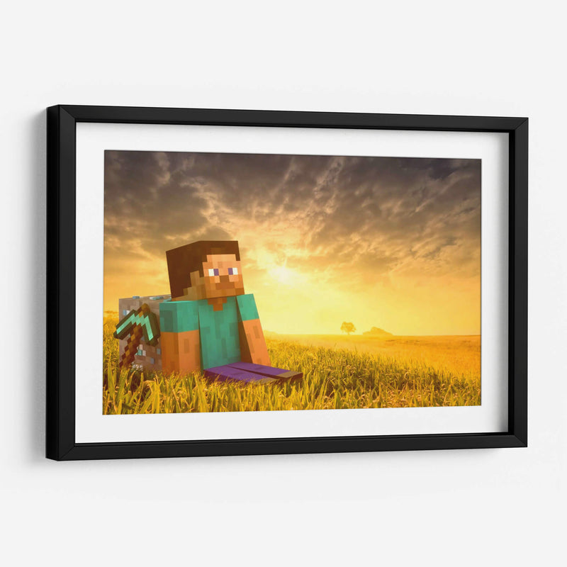 Steve de Minecraft | Cuadro decorativo de Canvas Lab