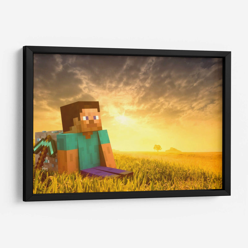 Steve de Minecraft | Cuadro decorativo de Canvas Lab