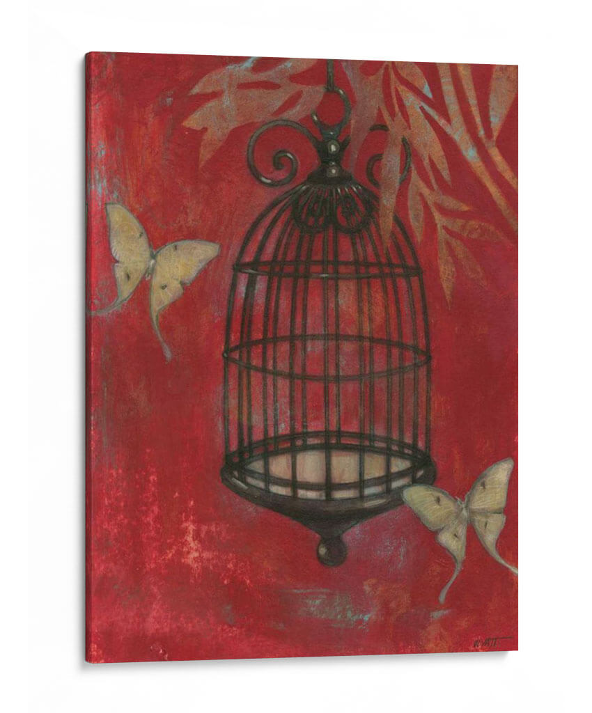 Jaula De Pájaro Asiático I - Norman Wyatt Jr. | Cuadro decorativo de Canvas Lab