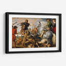 La caza de lobos y zorros - Peter Paul Rubens | Cuadro decorativo de Canvas Lab