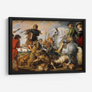 La caza de lobos y zorros - Peter Paul Rubens | Cuadro decorativo de Canvas Lab