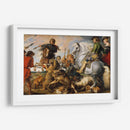 La caza de lobos y zorros - Peter Paul Rubens | Cuadro decorativo de Canvas Lab