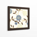 Flores Azules Y Cremas En Seda I - Norman Wyatt Jr. | Cuadro decorativo de Canvas Lab
