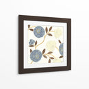 Flores Azules Y Cremas En La Seda Ii - Norman Wyatt Jr. | Cuadro decorativo de Canvas Lab