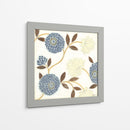 Flores Azules Y Cremas En La Seda Ii - Norman Wyatt Jr. | Cuadro decorativo de Canvas Lab