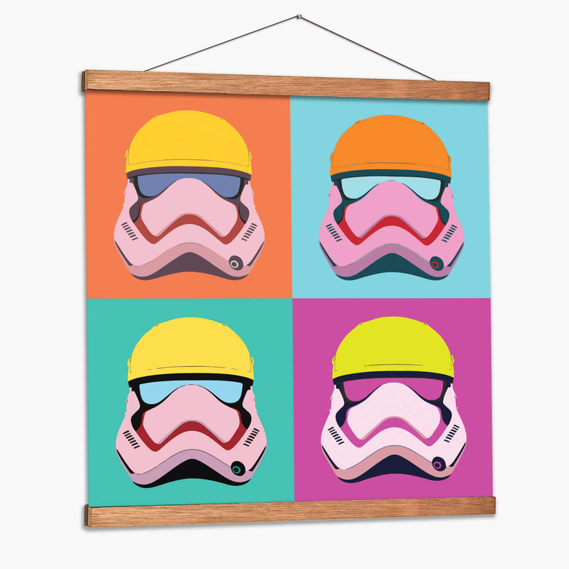 Storm Troopers de colores | Cuadro decorativo de Canvas Lab