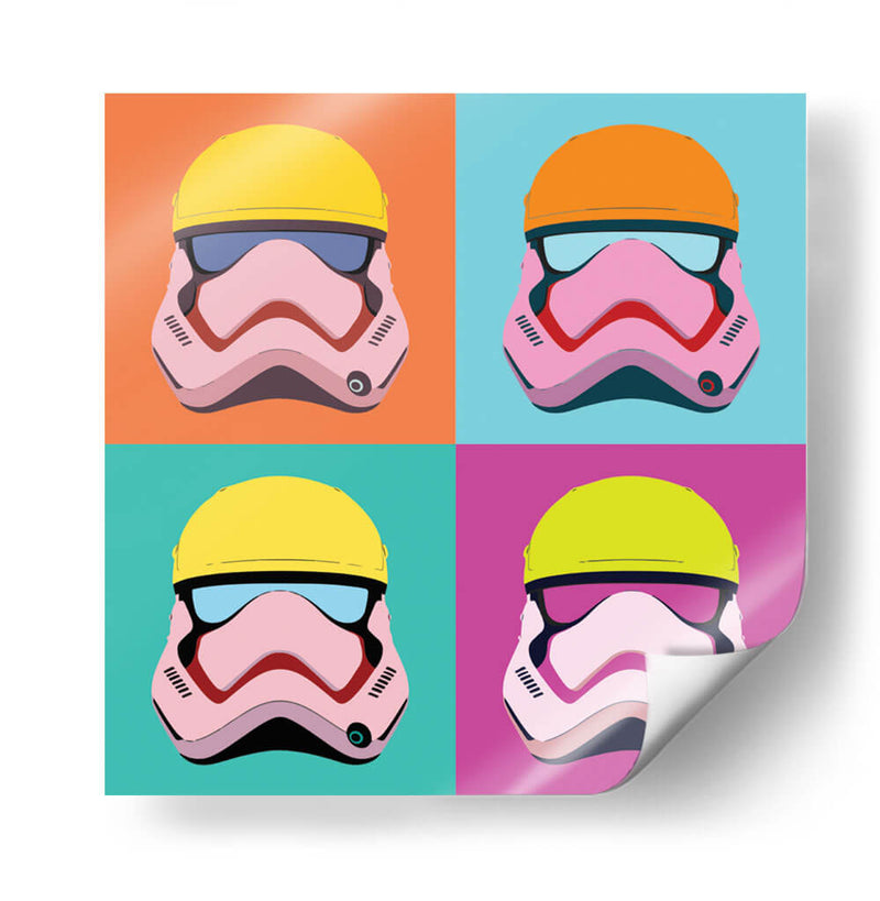 Storm Troopers de colores | Cuadro decorativo de Canvas Lab