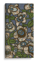 Flores De Batik Azul I - Andrea Davis | Cuadro decorativo de Canvas Lab