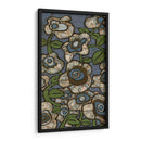 Flores De Batik Azul I - Andrea Davis | Cuadro decorativo de Canvas Lab