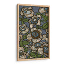 Flores De Batik Azul I - Andrea Davis | Cuadro decorativo de Canvas Lab