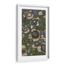 Flores De Batik Azul I - Andrea Davis | Cuadro decorativo de Canvas Lab