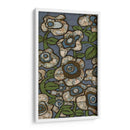 Flores De Batik Azul I - Andrea Davis | Cuadro decorativo de Canvas Lab