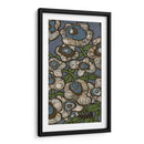 Flores De Batik Azul Ii - Andrea Davis | Cuadro decorativo de Canvas Lab