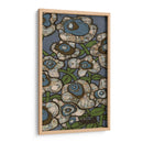 Flores De Batik Azul Ii - Andrea Davis | Cuadro decorativo de Canvas Lab