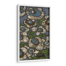 Flores De Batik Azul Ii - Andrea Davis | Cuadro decorativo de Canvas Lab