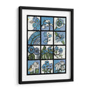 Asure Botanical I 12-Patch - Andrea Davis | Cuadro decorativo de Canvas Lab