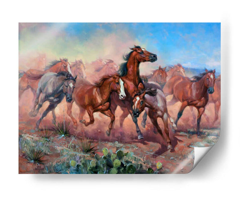 Runnin Thunder - Jack Sorenson | Cuadro decorativo de Canvas Lab