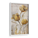 Amapolas Doradas En Taupe I - Tim OToole | Cuadro decorativo de Canvas Lab