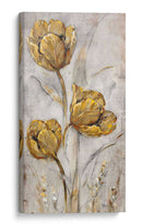 Amapolas Doradas En Taupe Ii - Tim OToole | Cuadro decorativo de Canvas Lab